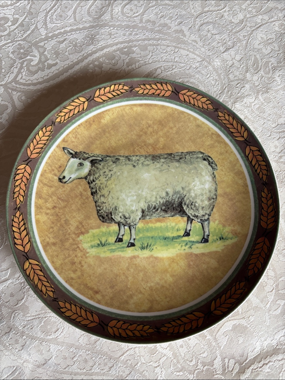 Sheep Plate- Collectible